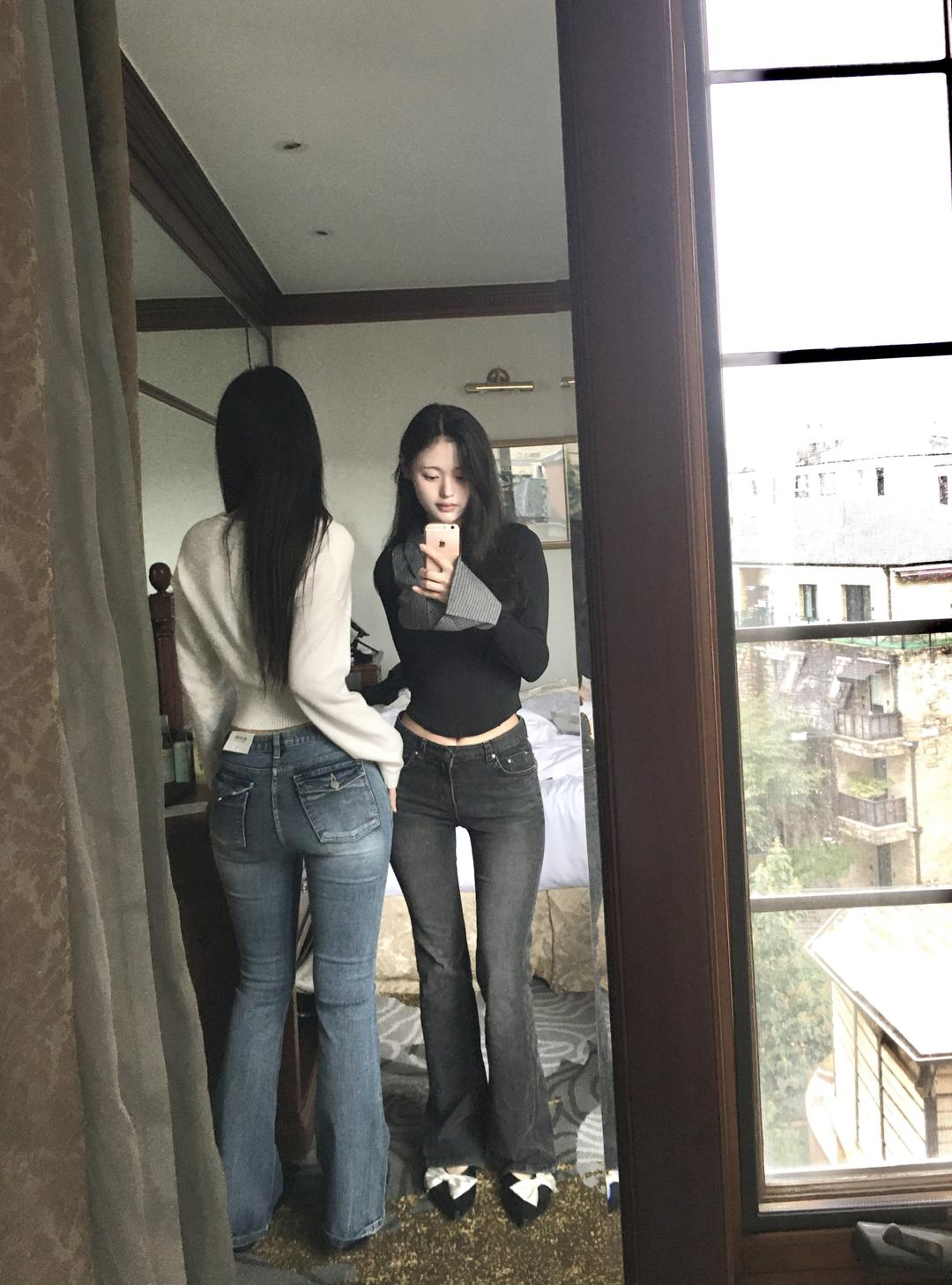 cat walk bootscut jeans