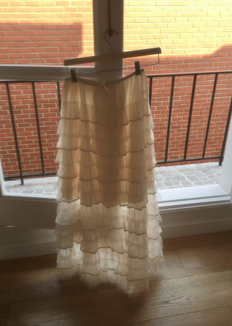 런던 프릴 캉캉 롱 SK