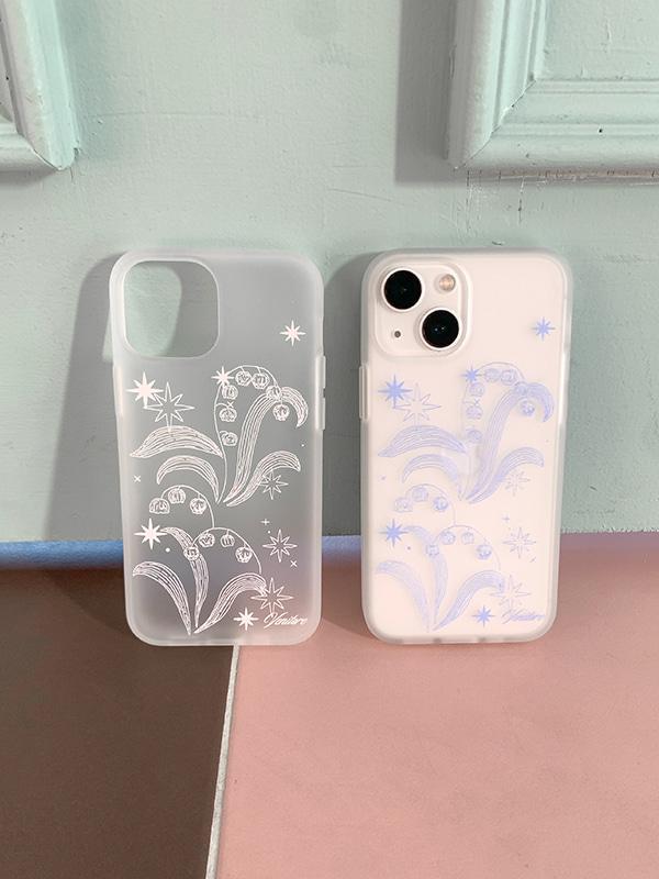 5월에는 행운의 은방울꽃을 선물해요• 반투명 젤리 케이스 • 아이폰 13mini