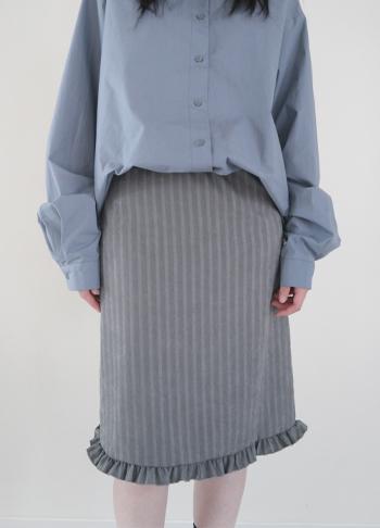 에프터먼데이 curtain midi skirt (3c)