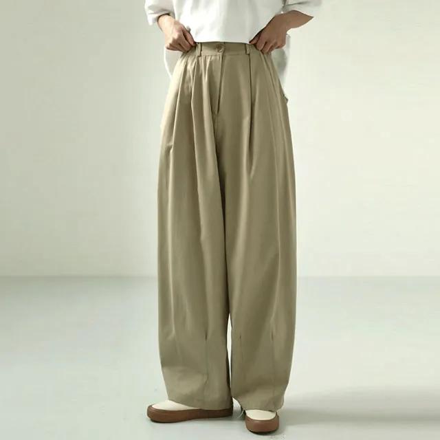 포트 벌룬코튼팬츠