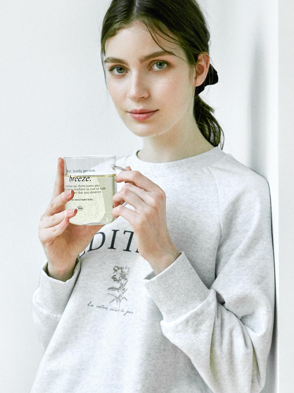 TBA 내열 유리컵 러블리 블랙 003