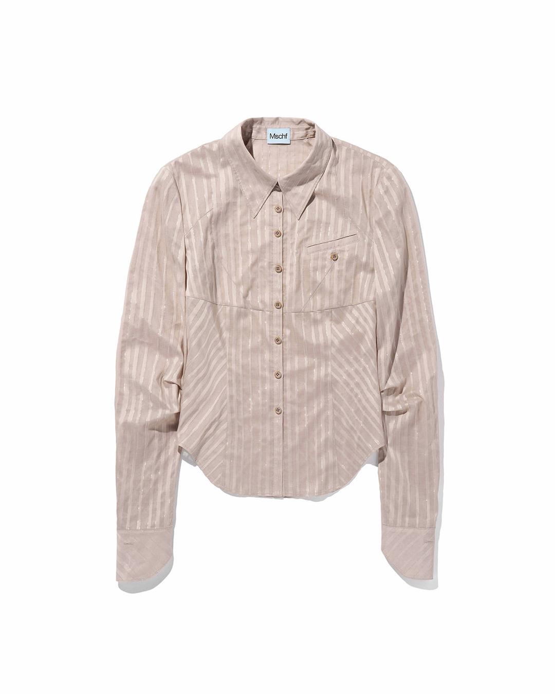 SLEEK SLIM SHIRT_BEIGE