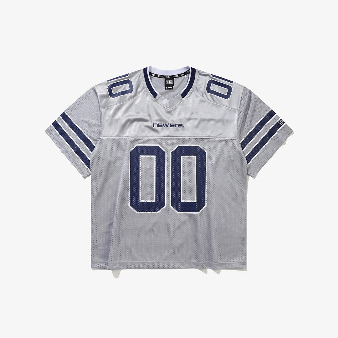 뉴에라 1920 메쉬 티셔츠 실버