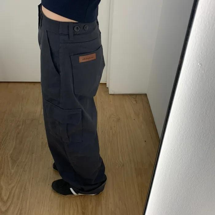 Jeep Wide Cargo Pants - Charcoal