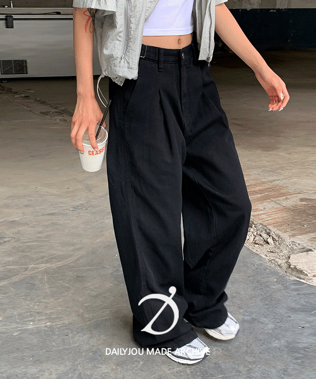 [얼리버드20%/MADE] 틸리 비조 와이드 코튼 팬츠(여름신상, 면바지)