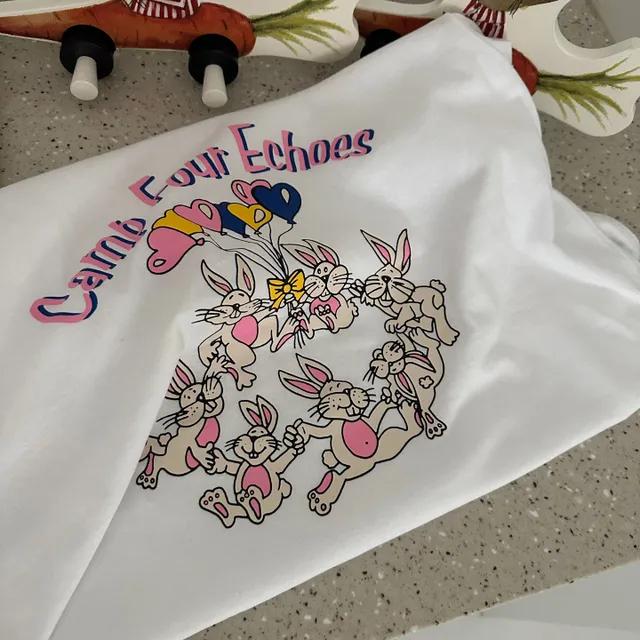 [가을 긴팔 추가!!] 3col 키치 바니 토끼 박스티 반팔티 가을 긴팔티 맨투맨 빅사이즈 오버핏맨투맨