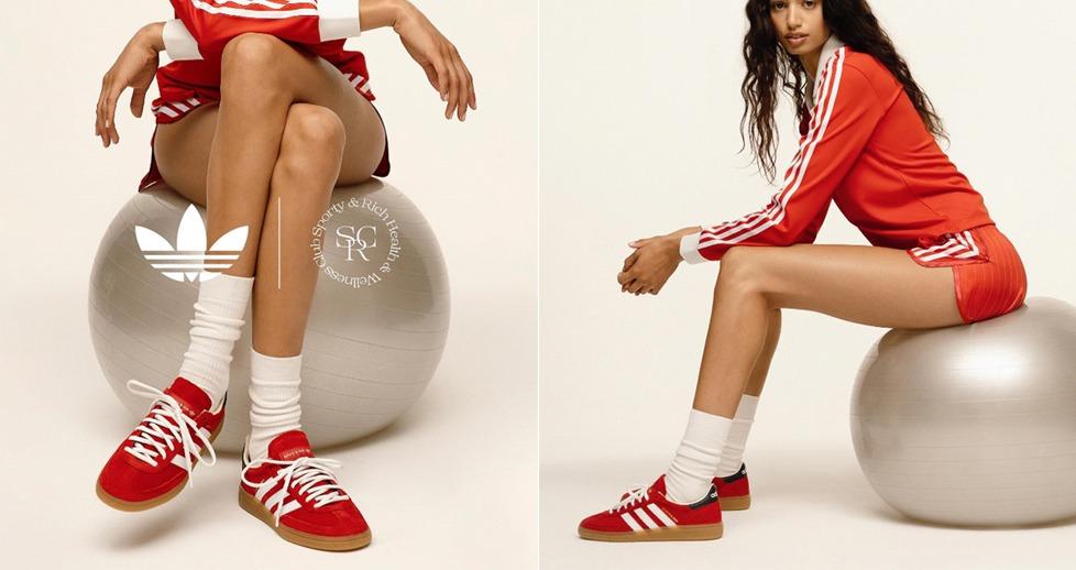 [해외] 아디다스 X 스포티앤리치 스페지알 핸드볼 컬리지에이트레드 나이트인디고