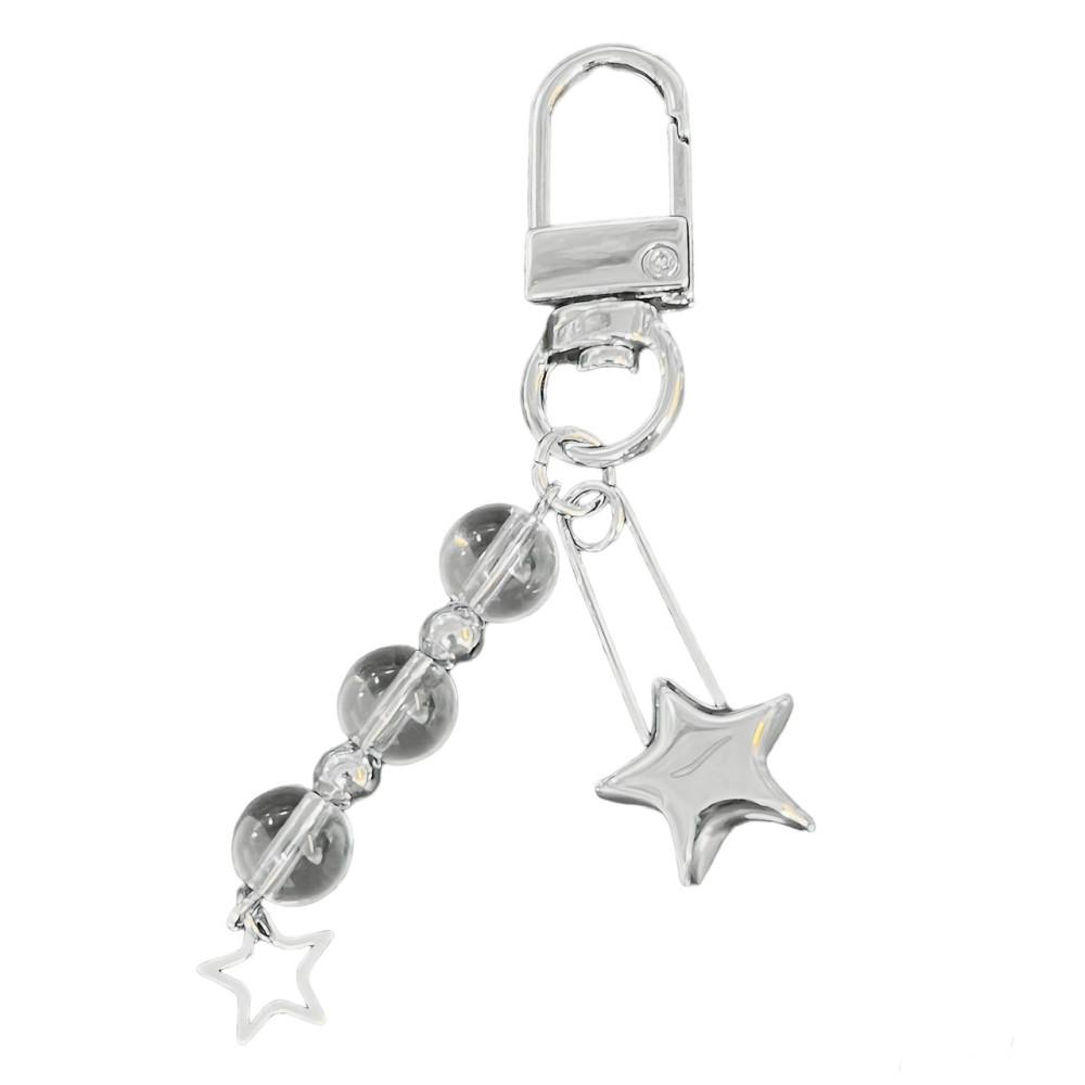 clear star keyring #19