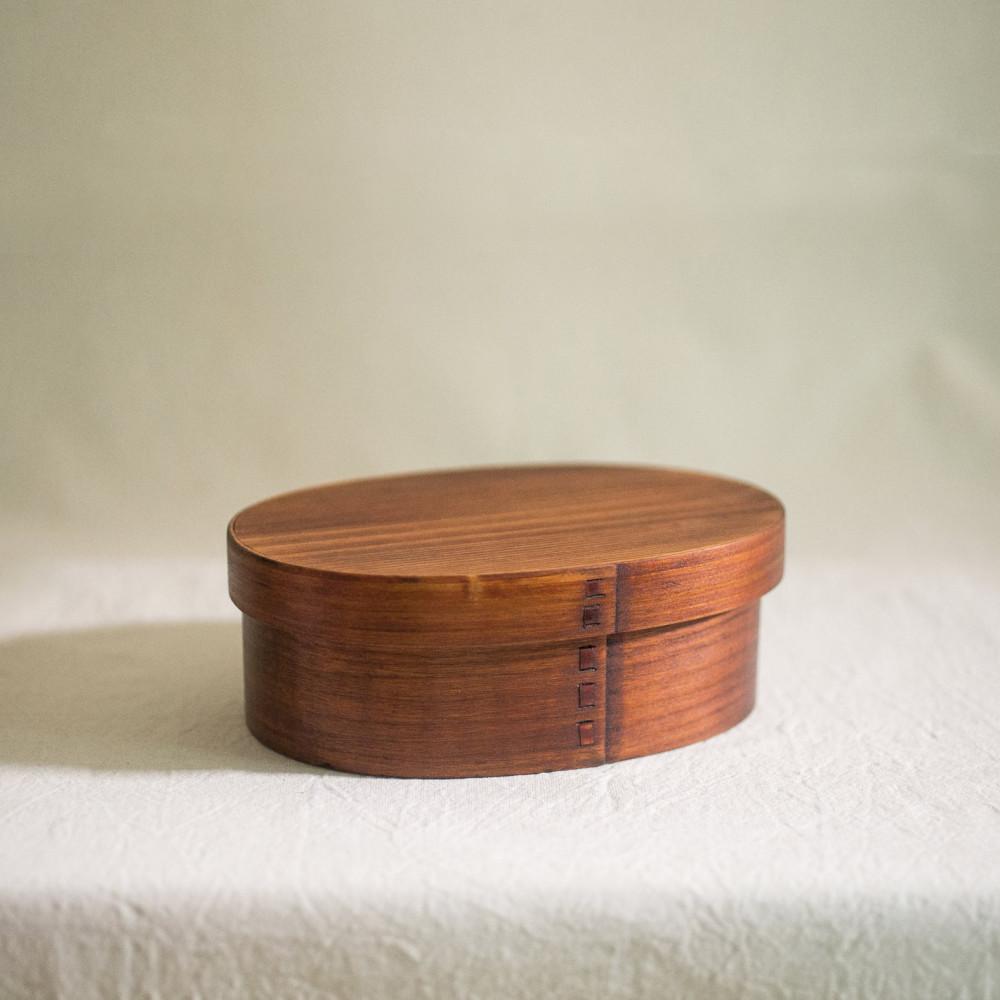 피크닉 일본 나무 도시락통 1단 찬합