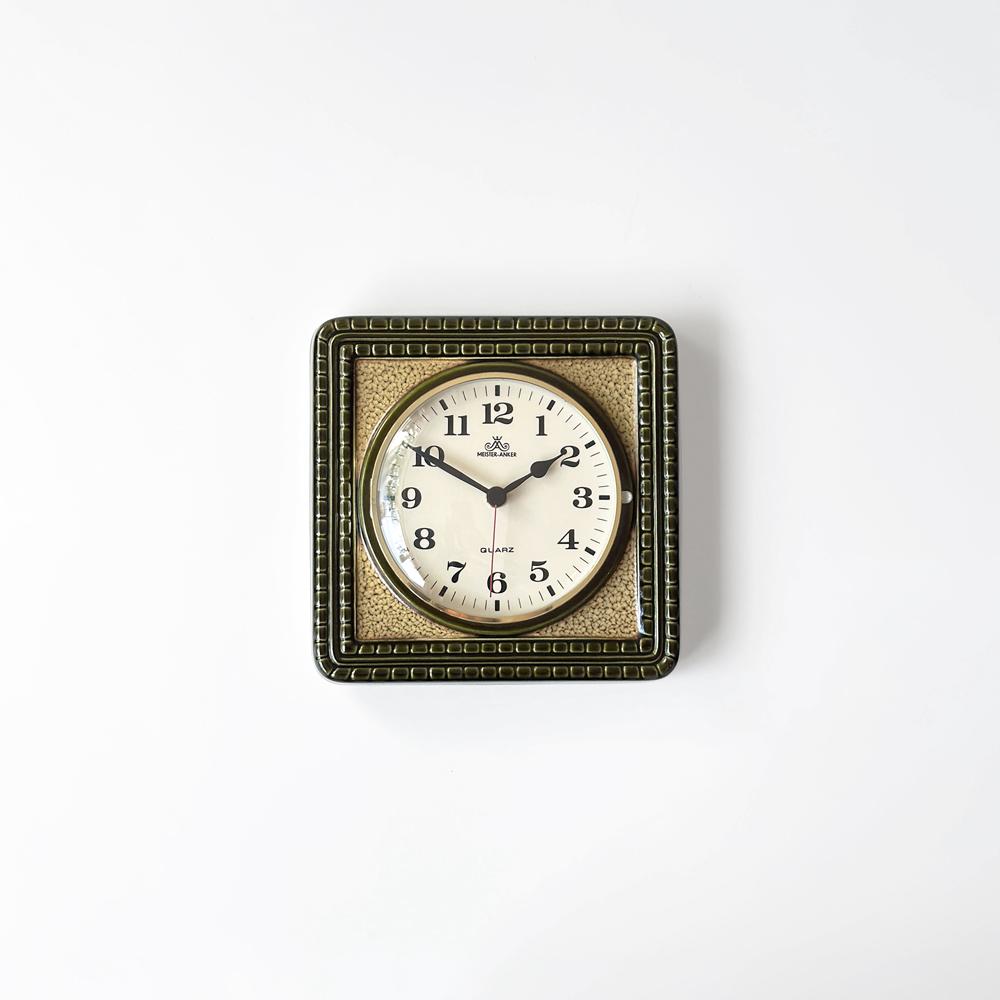 1970s Germany MEISTER-ANKER Ceramic Wall Clock