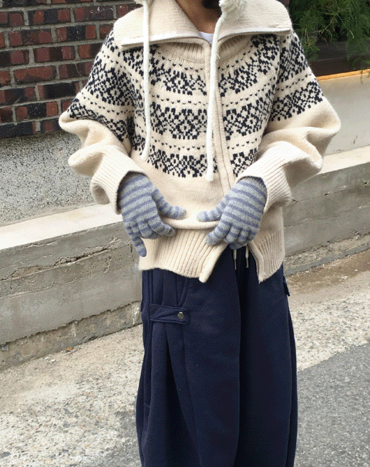 솔꾸 추천! 밤부 눈꽃 투웨이 가디건 (4color)