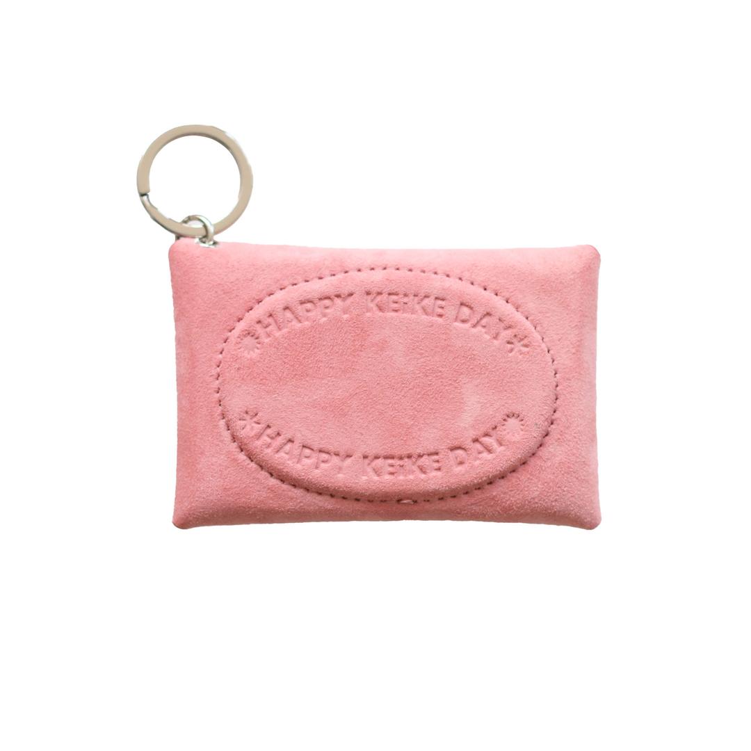'shape of' purse - coral
