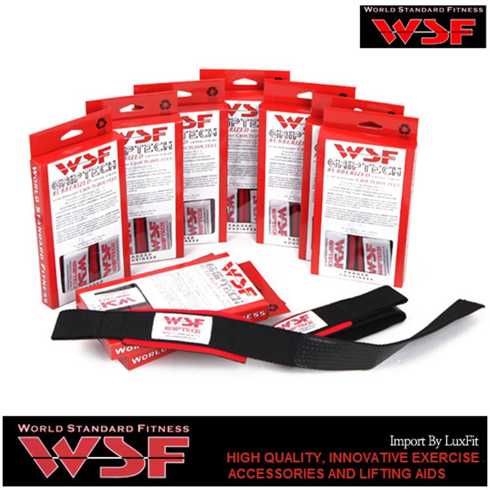WSF 그립테크 헬스스트랩 Griptech Rubberized Lifting Straps