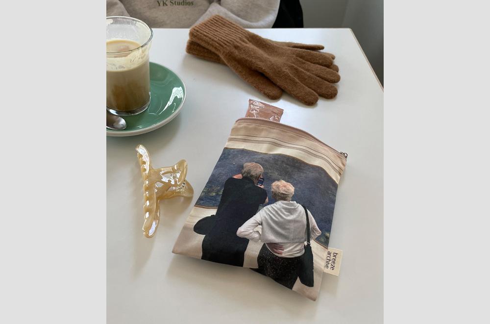 재입고*[브리즈아카이브] Cotton Pouch tale from the museum