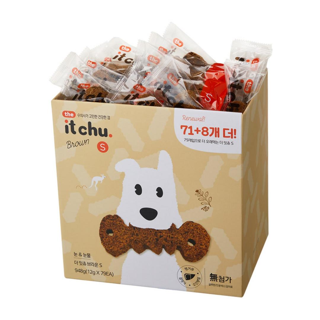 강아지 The 잇츄 브라운 S 덴탈껌 79p - 덴탈껌 | 쿠팡