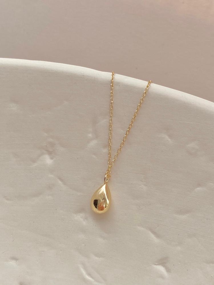 토프 포브 네크리스 - 14k 물방울 펜던트 데일리 금 목걸이