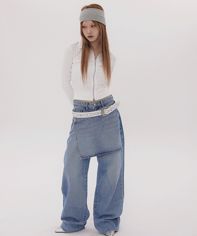 에스닉 큐빅 웨스턴 벨트