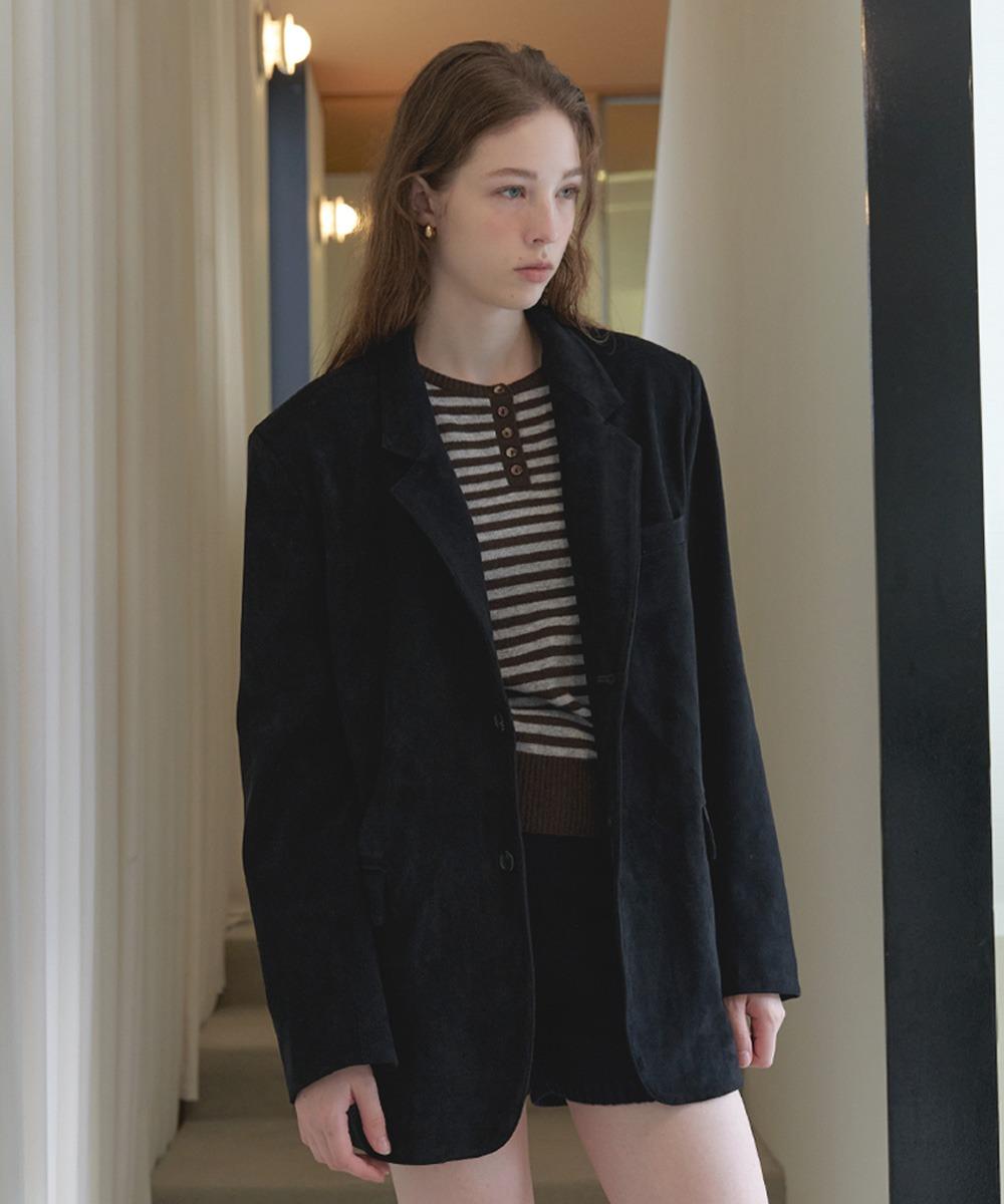 Vintage suede jacket_black