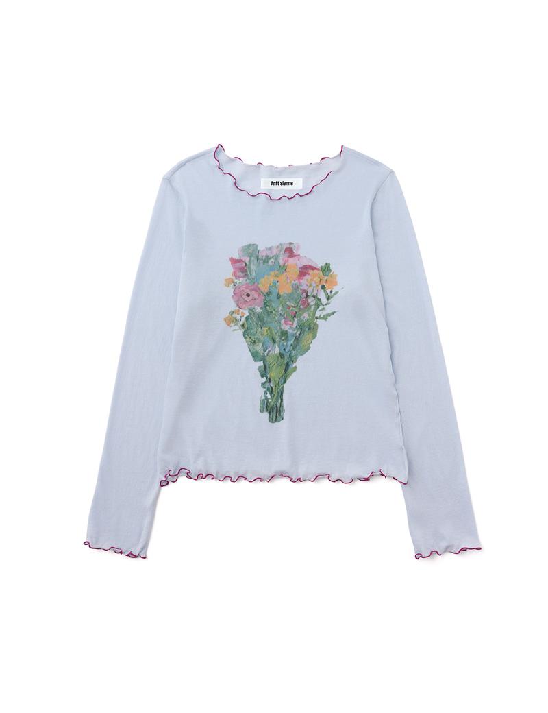 Bouquet Top (Sky Blue)