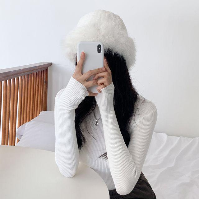 [당일출고]  퍼 버킷햇 겨울 벙거지 털모자