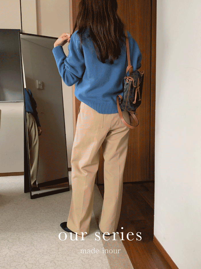 [our series] 램스울 브이넥 니트 (5color)_당일발송