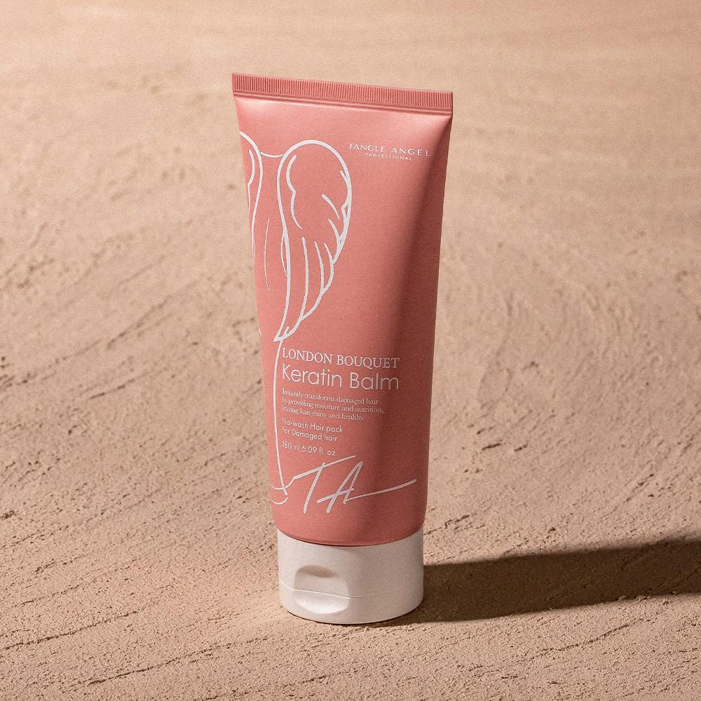 [탱글엔젤] 런던 부케 케라틴밤 노워시 헤어팩 180ml