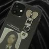 7option Lucky drop keyring strap case 네잎클로버키링 나비키링 스트랩케이스 아이폰케이스 아이폰14케이스 폰꾸 감성케이스