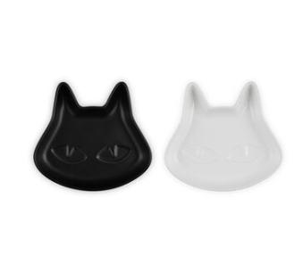 르크루제 2025년 미니 캣 할로윈 플레이트 2개 세트