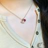 AGATHA 아가타 네크리스 SCOTTIE HEART 하트 네잎클로버 실버925 로듐