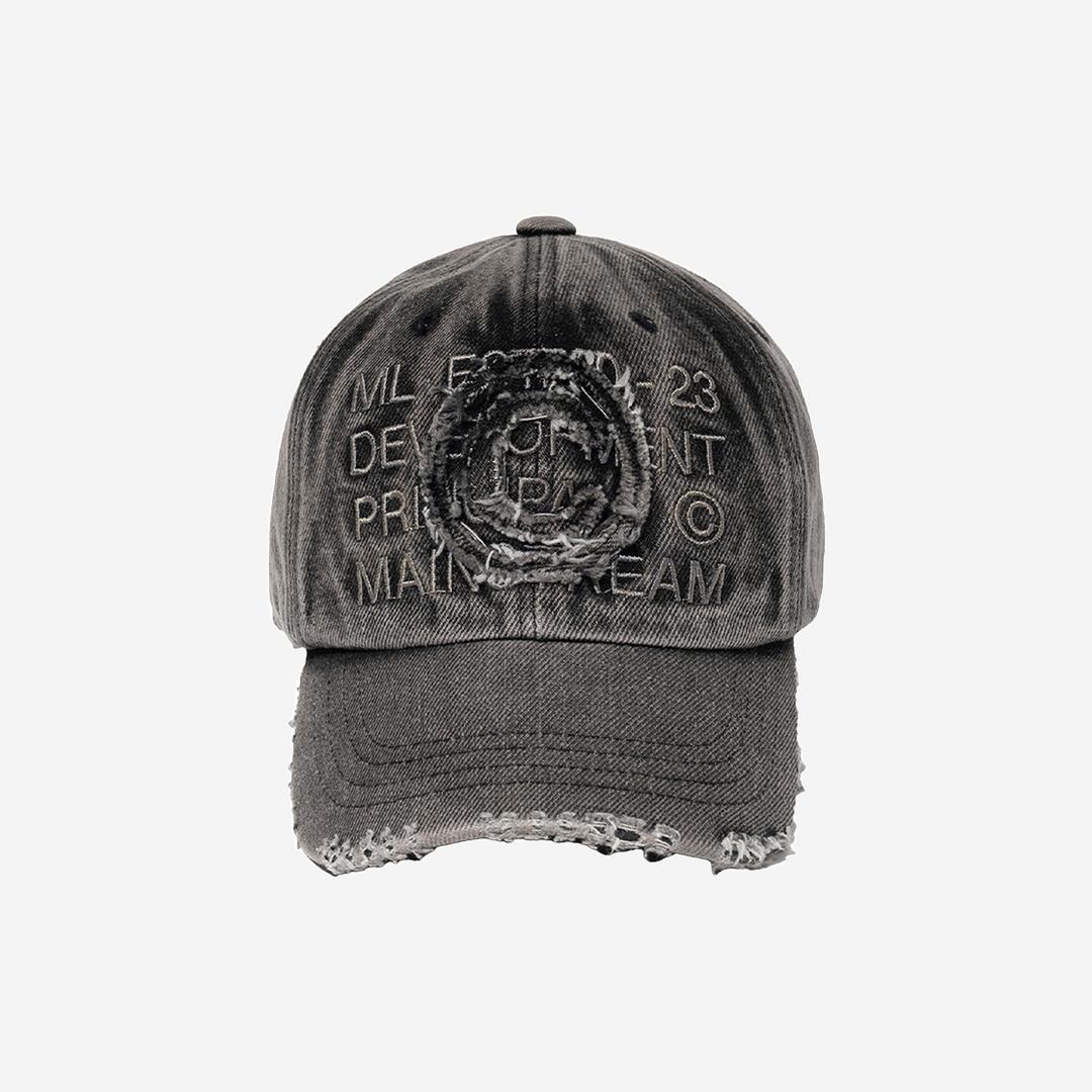 Millo Core Denim Ball Cap Washed Black