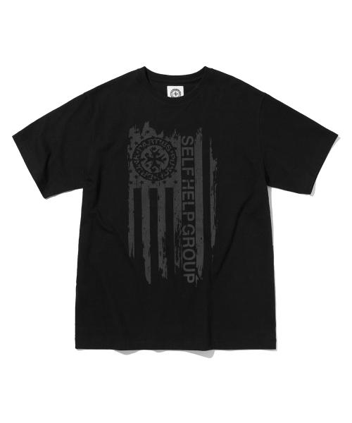 Parties Flag Tee (BLACK)