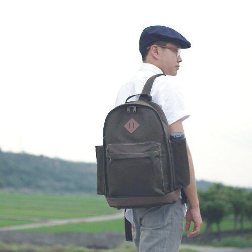 Canvas Stiff Large Classic Backpack