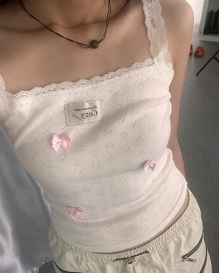 [COZY] Baby Ribbon Sleeveless