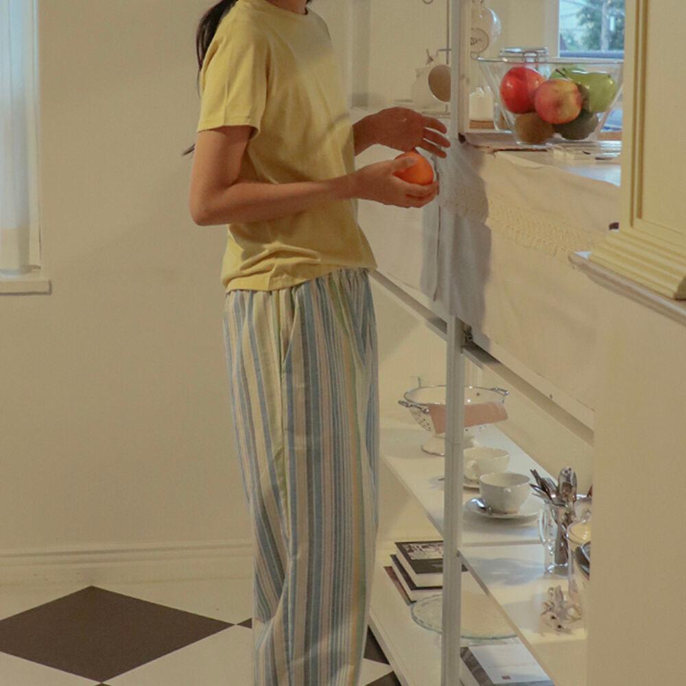 크럼블 파자마 팬츠 (블루)