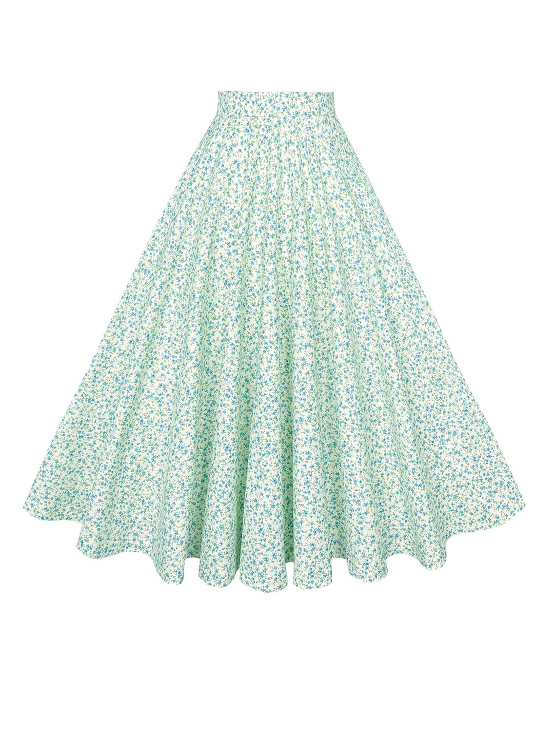 MTO - Lindy Skirt in "Mayfield Flowers" Floral Print