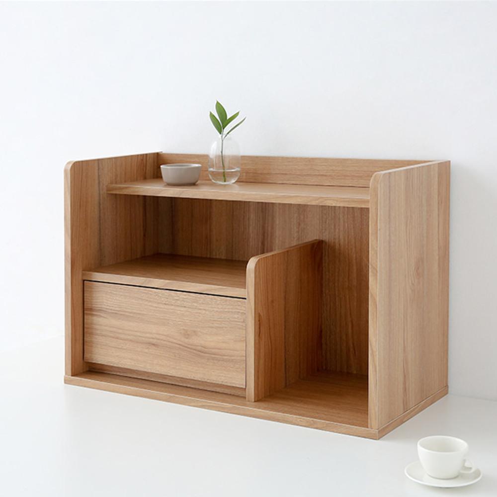 원목 우드 미니멀 멀티 식탁위 침실 파우더룸 미니 수납 선반