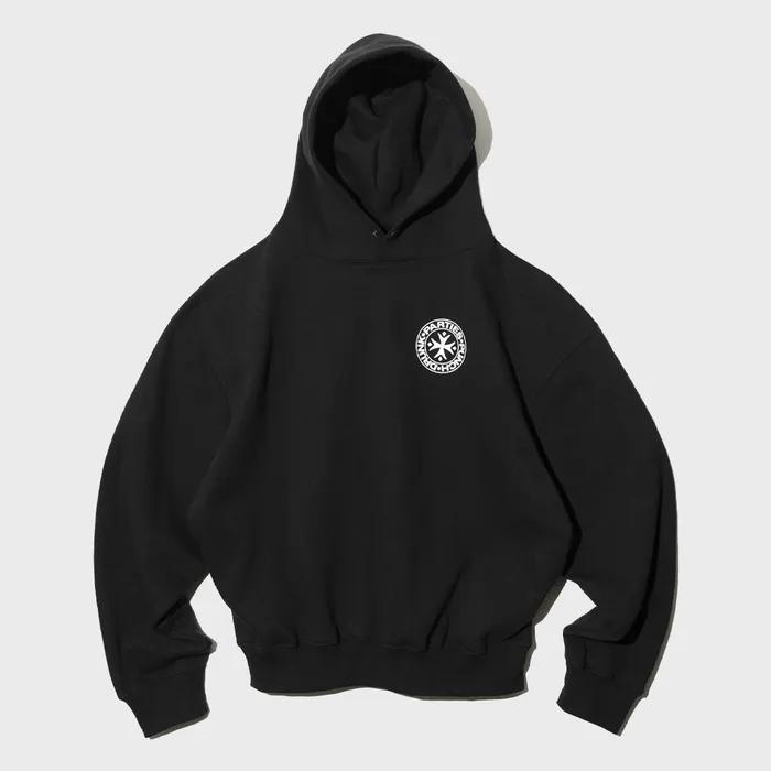 Circle Logo Oversized Hoodie (BLACK)