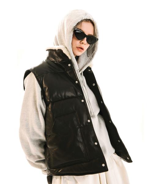 [램스킨] 다운 패딩 조끼_007