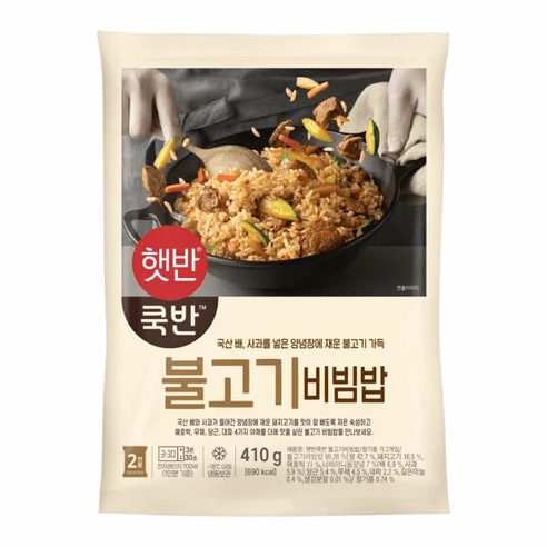 CJ비비고 불고기비빔밥403gx3개, 410g, 3개