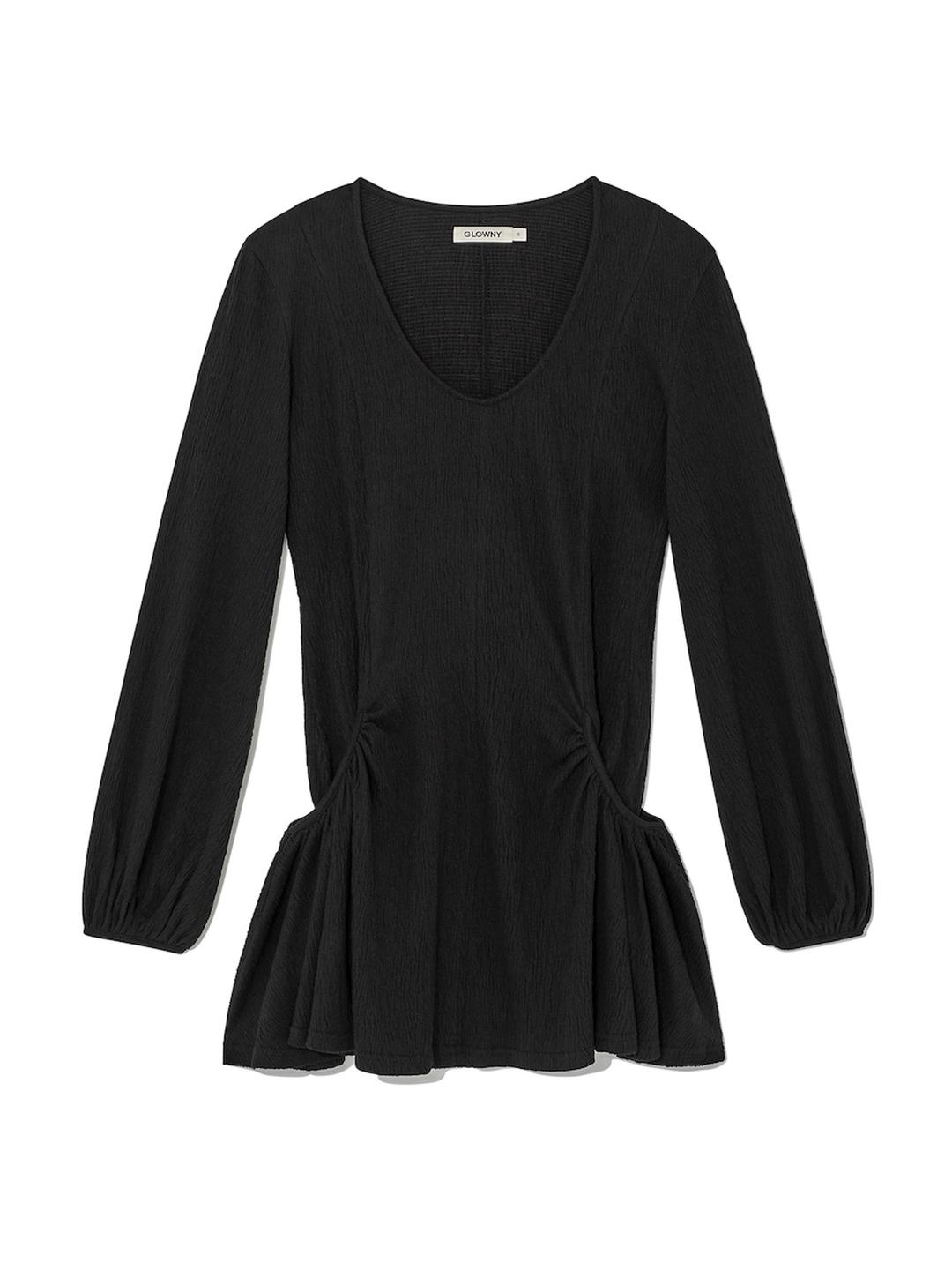 HOUSE WRINKLE DRESS (BLACK)