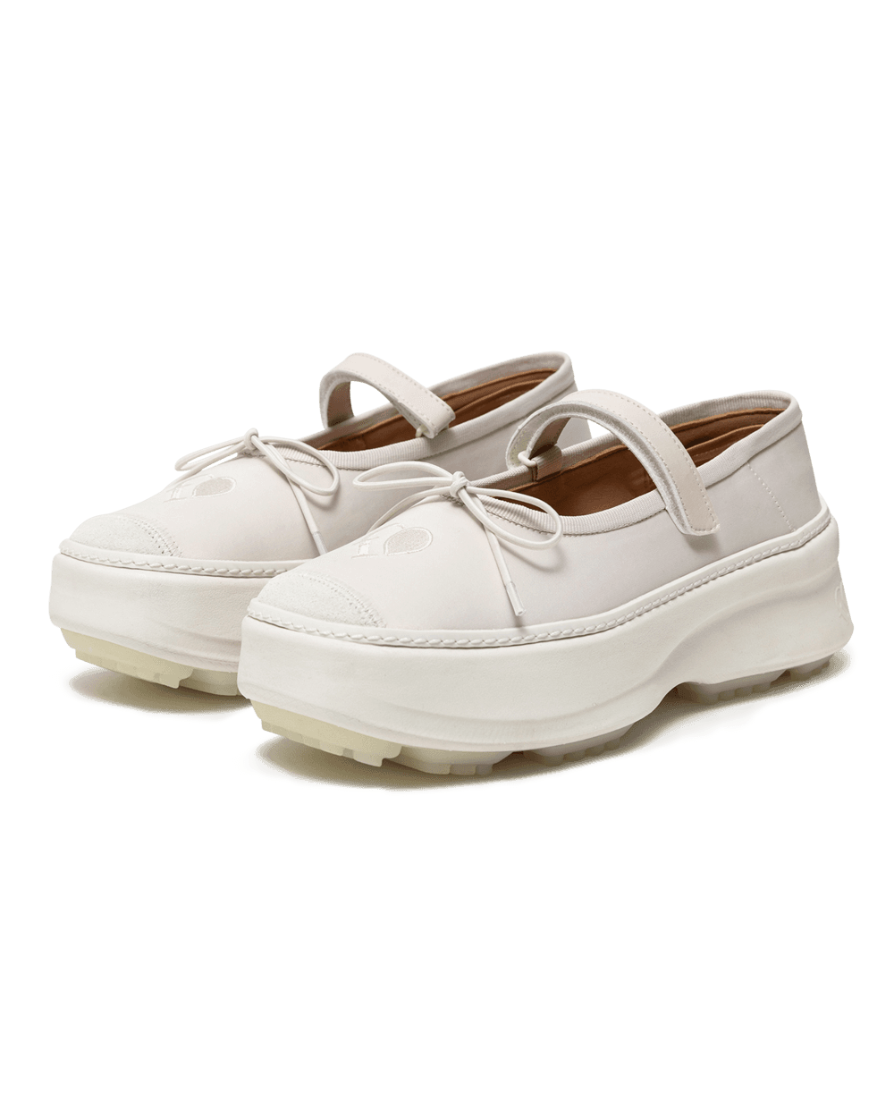 Glow platform mary jane_Glow beige