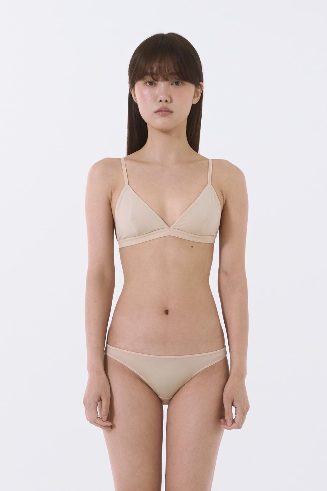 [로제착용] Classic Solid Bralette - Sand