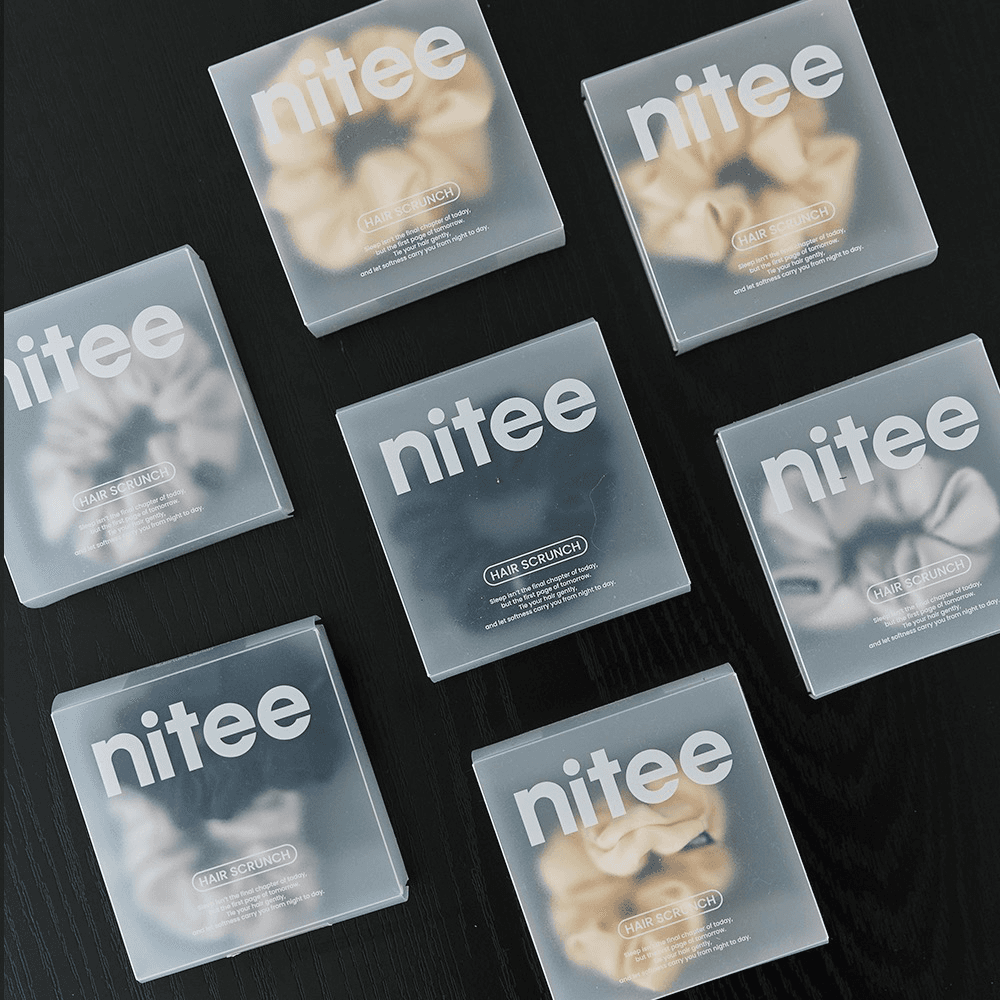 실크 헤어 스크런치 1+1 세트