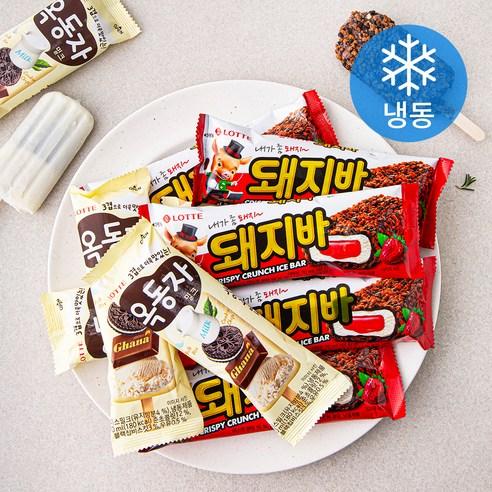 옥동자 70ml x 6개입 + 돼지바 70ml x 6개입 세트 (냉동), 1세트 - 아이스크림/디저트 | 쿠팡