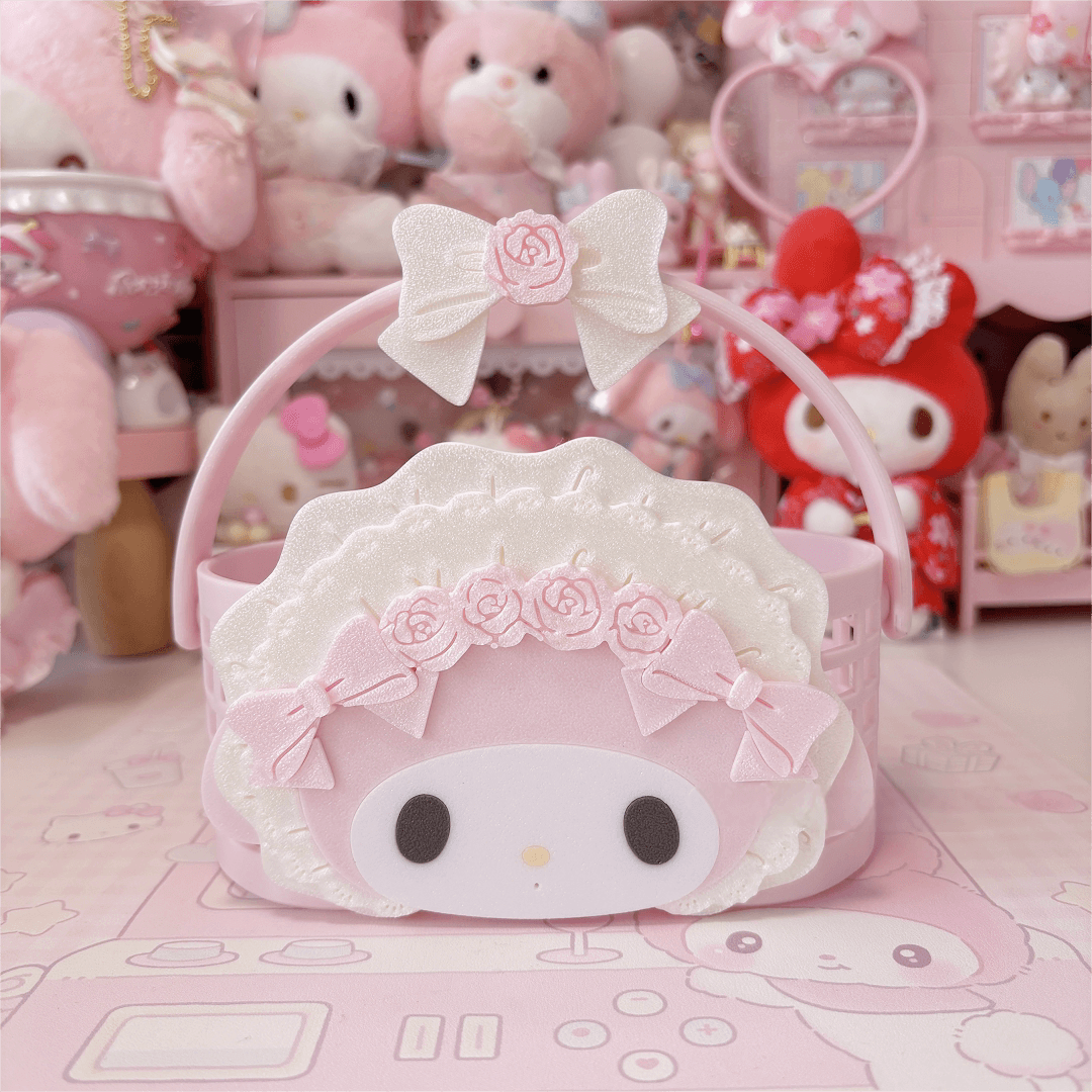 ［サンリオ］マイメロディ 3Dプリント カゴ【TZJHME】 - ピンク