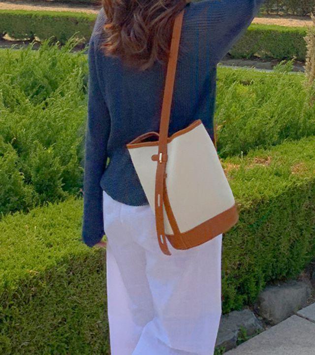 [쿠폰][숄더백/크로스백] 데일리 스트랩 이너 포켓 캔버스백/베러투웨이캔버스백