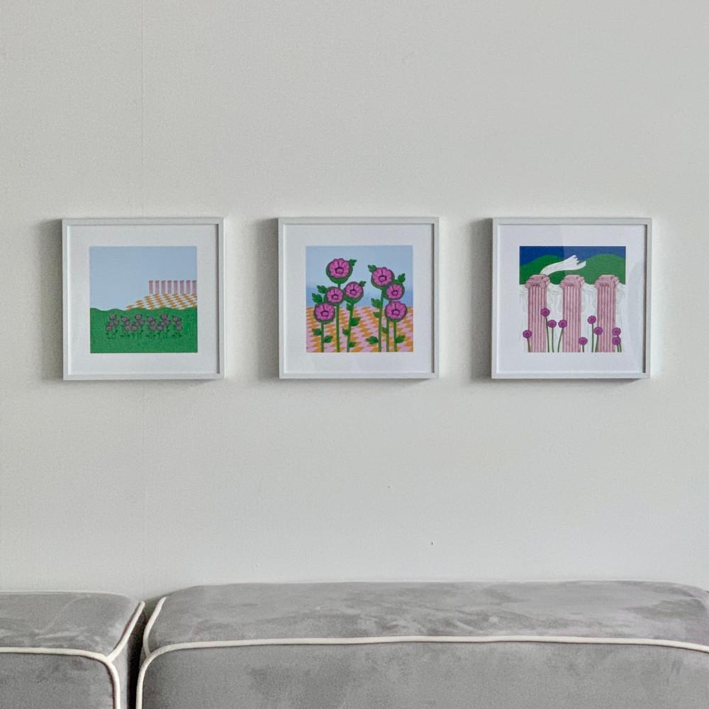 2022 리뉴얼/공중정원 감성 인테리어 그림액자 카페 방 원룸 아기방 벽꾸미기 [자체제작]