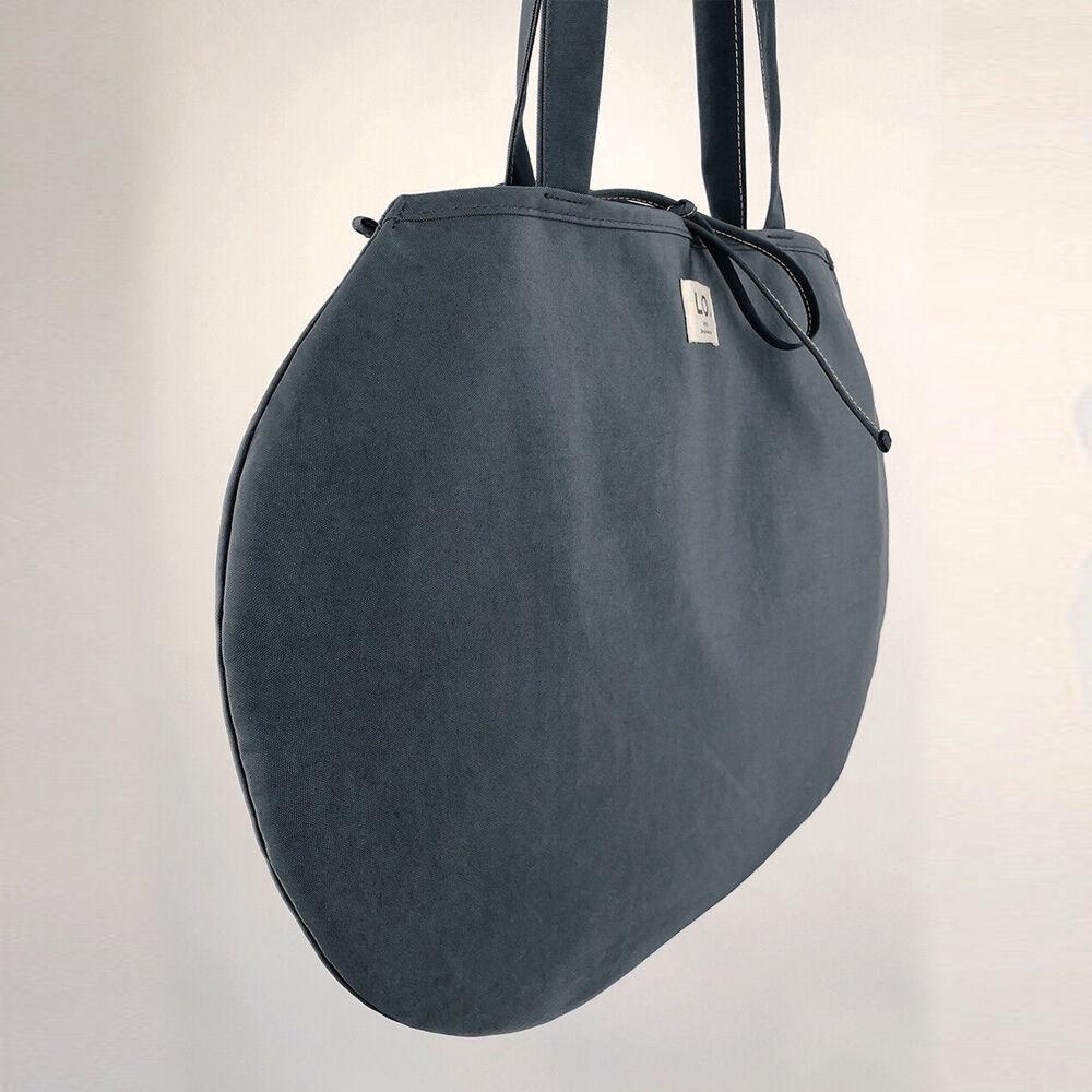 mandoo 만두 (gray blue) 에코백