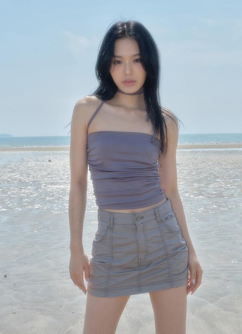 AIRY TANK TOP / GRAY